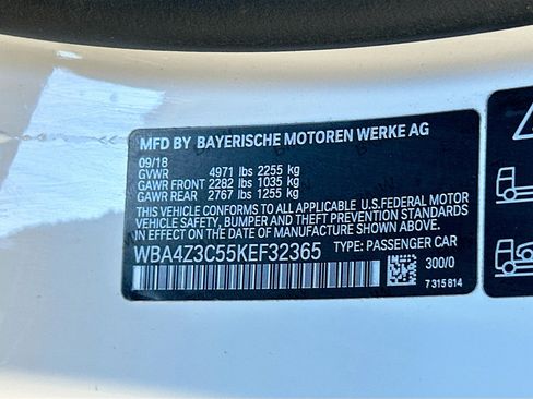 Used 2019 BMW 430i xDrive Convertible w/ Convenience Package image 35