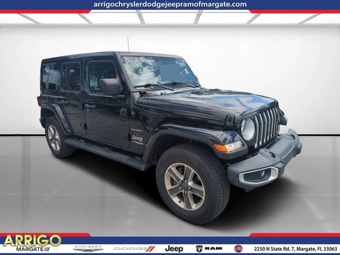 Used 2019 Jeep Wrangler Unlimited Sahara image 1