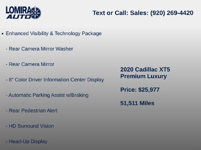 Used 2020 Cadillac XT5 Premium Luxury AWD/4WD image 6