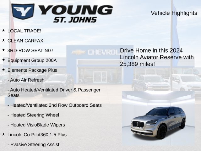 Used 2024 Lincoln Aviator Reserve w/ Jet Package AWD/4WD image 5