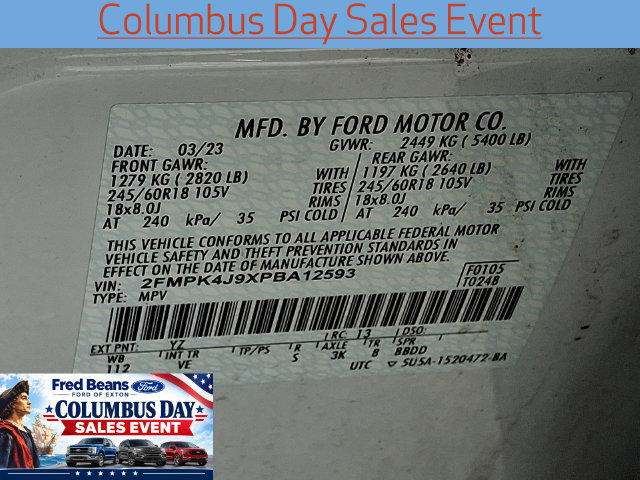 Certified 2023 Ford Edge SEL AWD/4WD image 27