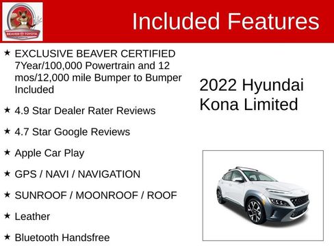 Used 2022 Hyundai Kona Limited image 4