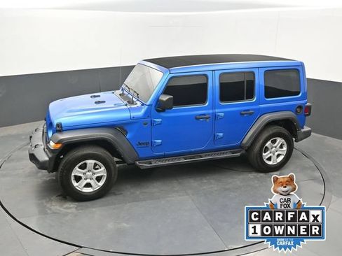 Used 2022 Jeep Wrangler Unlimited Sport w/ Sun And Sound Package AWD/4WD image 49