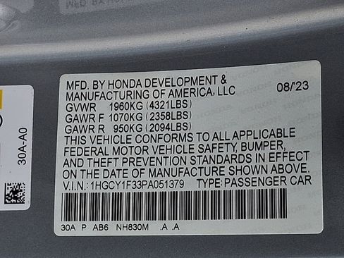 Used 2023 Honda Accord EX image 28