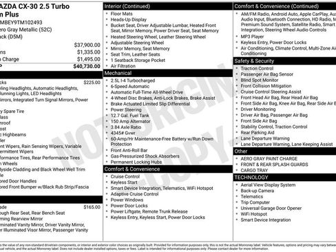 Certified 2026 MAZDA CX-30 2.5 Turbo w/ Premium Plus Pkg AWD/4WD image 35