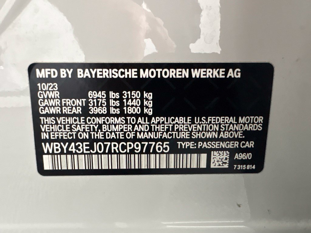 Certified 2024 BMW i7 eDrive50 RWD image 35