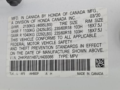 Certified 2020 Honda CR-V EX-L image 36