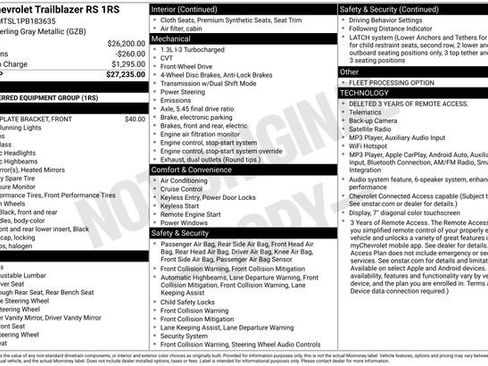 Used 2023 Chevrolet TrailBlazer RS FWD image 18