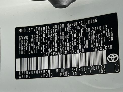 Used 2021 Toyota Corolla LE image 33