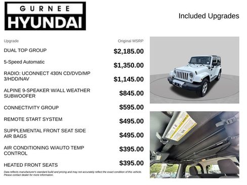 Used 2015 Jeep Wrangler Sahara w/ Dual Top Group AWD/4WD image 4