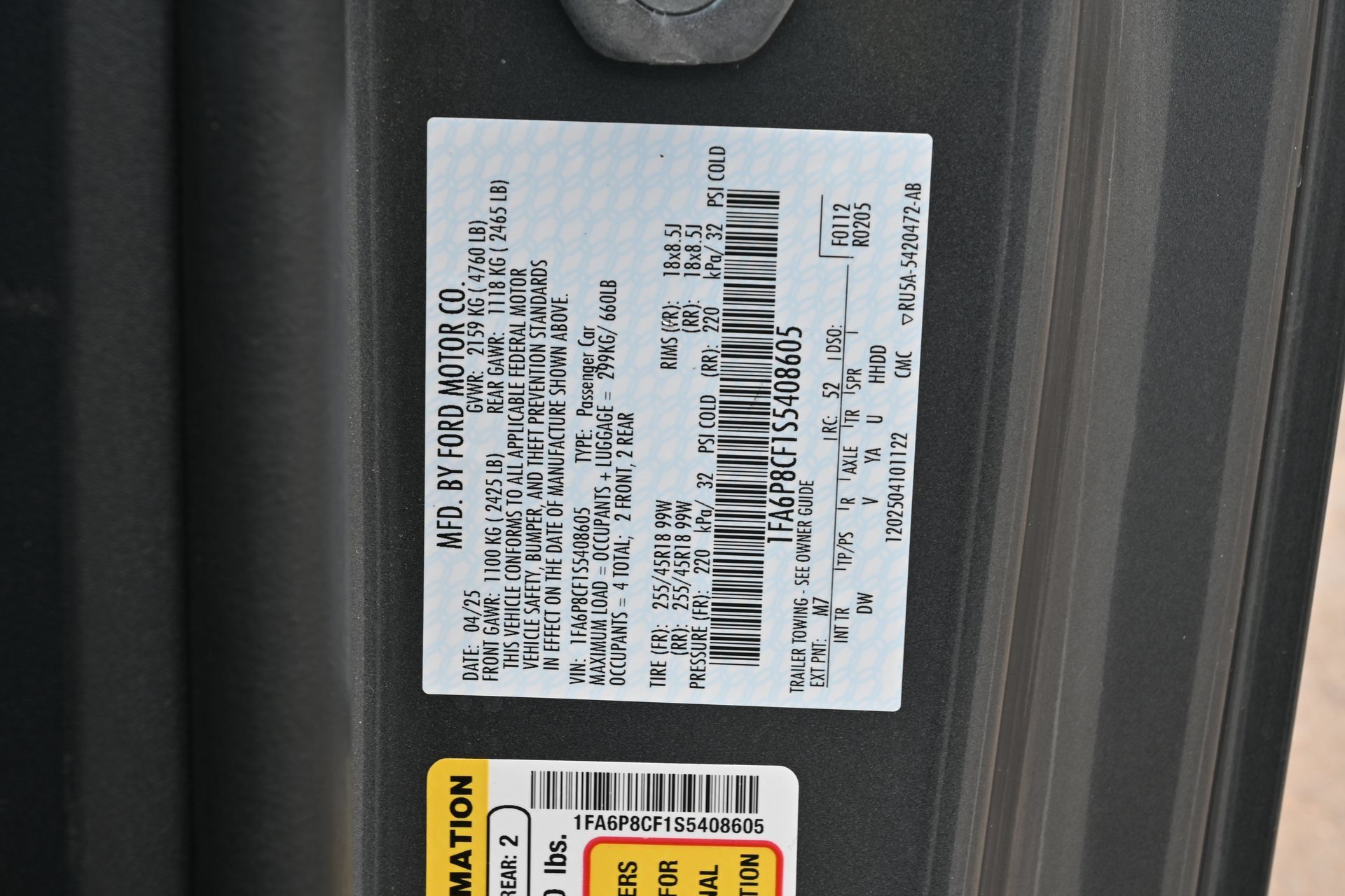 Used 2025 Ford Mustang GT RWD image 30