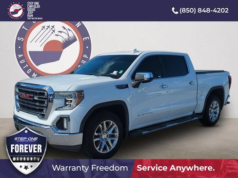 Used 2019 GMC Sierra 1500 SLT w/ SLT Premium Plus Package RWD image 2