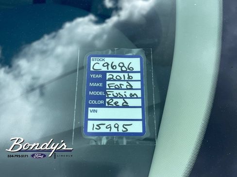 Used 2016 Ford Fusion SE w/ Equipment Group 202A FWD image 21