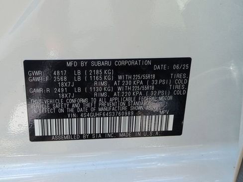 New 2025 Subaru Crosstrek 2.5i Sport w/ Crosstrek Mirror Package image 39