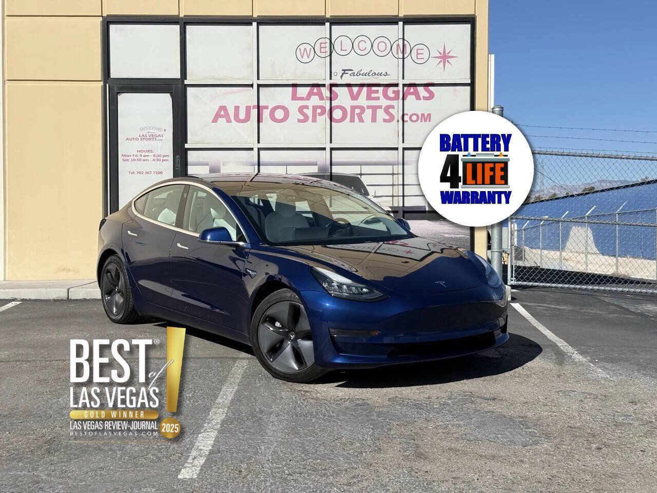 Used 2018 Tesla Model 3 Long Range AWD/4WD image 1