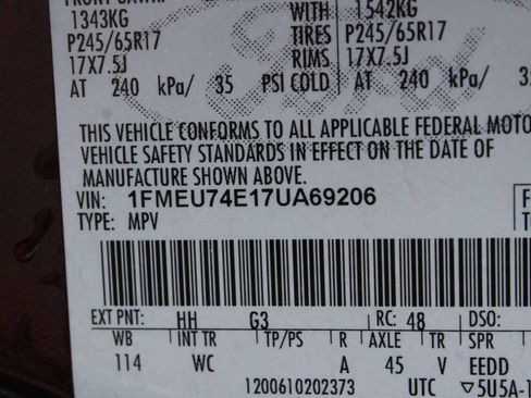 Used 2007 Ford Explorer Eddie Bauer AWD/4WD image 11