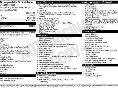 Certified 2026 Volkswagen Jetta GLI Autobahn w/ GLI Black Package FWD image 12