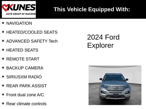 Used 2024 Ford Explorer Limited AWD/4WD image 3