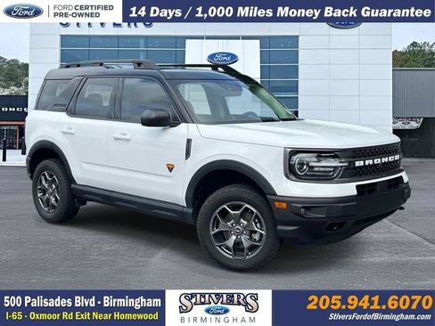 Certified 2022 Ford Bronco Sport Badlands w/ Premium Package AWD/4WD image 1