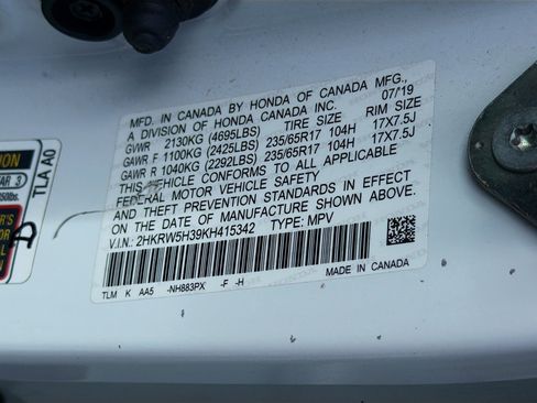 Used 2019 Honda CR-V LX image 36