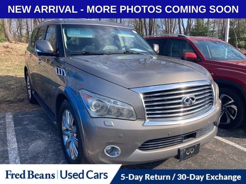 Used 2014 INFINITI QX80 4WD w/ Deluxe Touring Package image 1