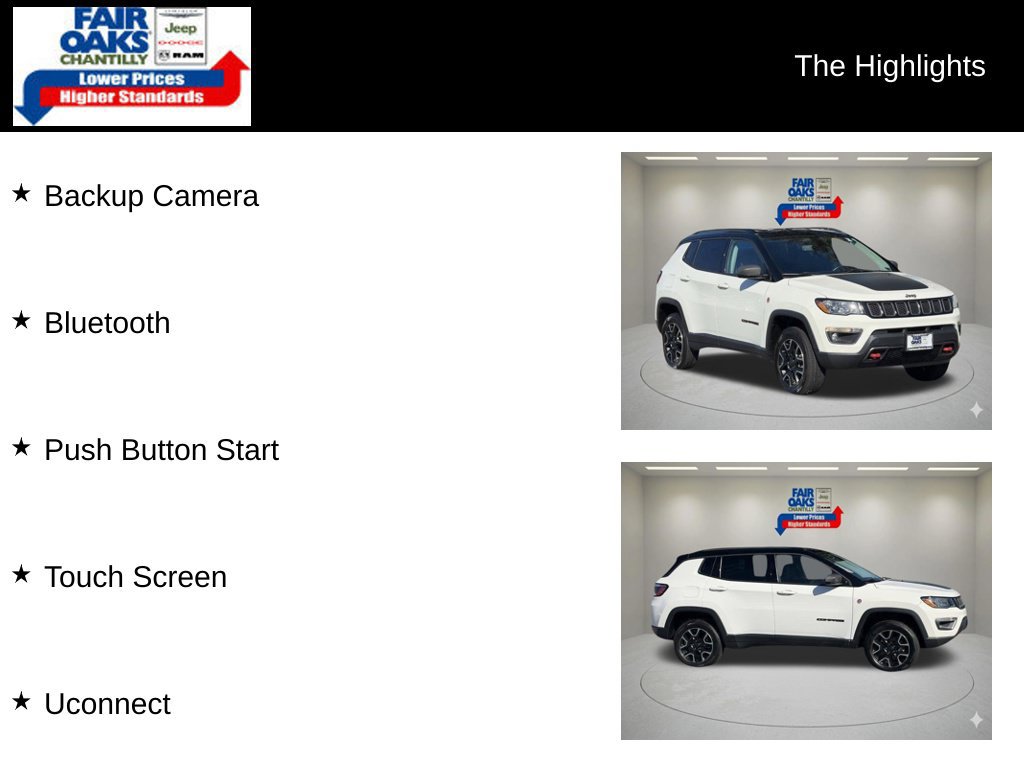 Used 2019 Jeep Compass Trailhawk w/ Leather Interior Group AWD/4WD image 2