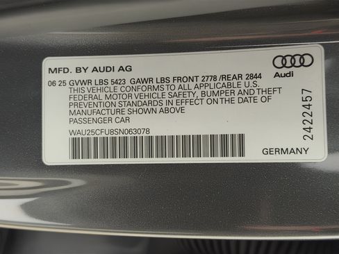 Certified 2025 Audi S5 Premium Plus w/ Premium Plus Package AWD/4WD image 27