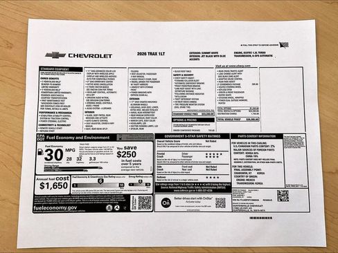 New 2026 Chevrolet Trax LT w/ Driver Confidence Package image 14