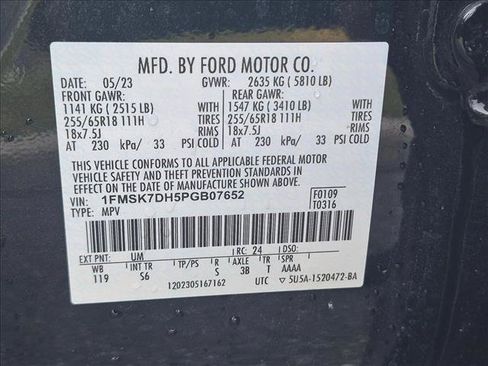 Certified 2023 Ford Explorer XLT w/ Equipment Group 202A RWD image 24