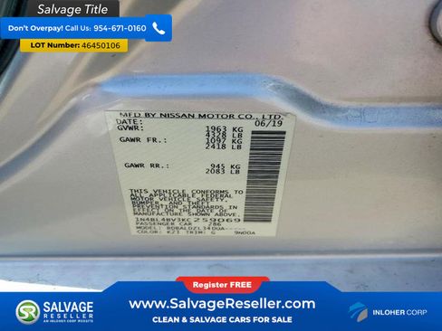 Used 2019 Nissan Altima 2.5 S image 16