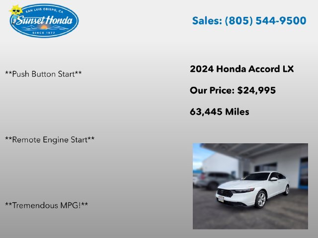Used 2024 Honda Accord LX image 8
