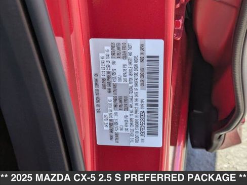 New 2025 MAZDA CX-5 AWD 2.5 S w/ Preferred Package image 15