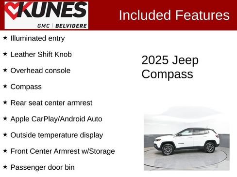Used 2025 Jeep Compass Trailhawk AWD/4WD image 3
