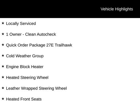 Used 2020 Jeep Cherokee Trailhawk w/ Cold Weather Group AWD/4WD image 5