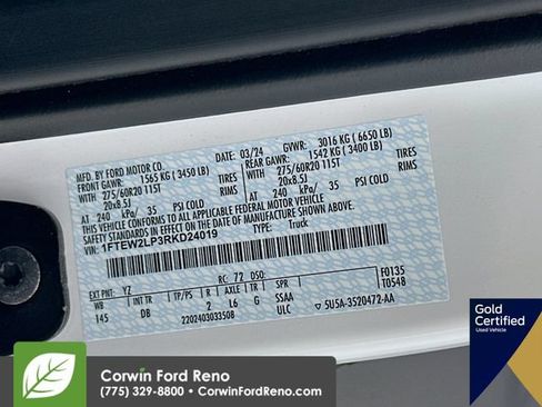 Used 2024 Ford F150 STX w/ STX Black Appearance Package AWD/4WD image 35