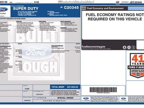 Used 2018 Ford F550 2WD Crew Cab Super Duty image 7