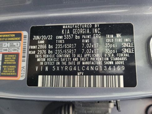 Used 2022 Kia Sorento LX FWD image 33
