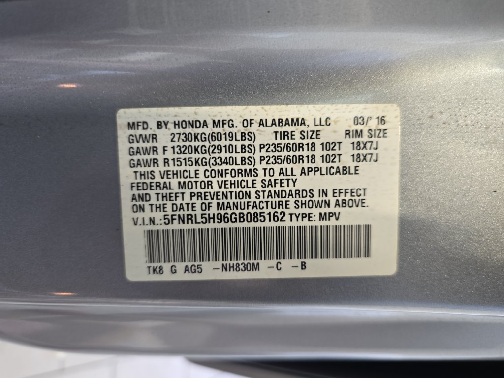 Used 2016 Honda Odyssey Touring image 38