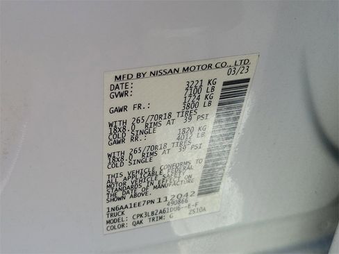 Certified 2023 Nissan Titan SV image 33