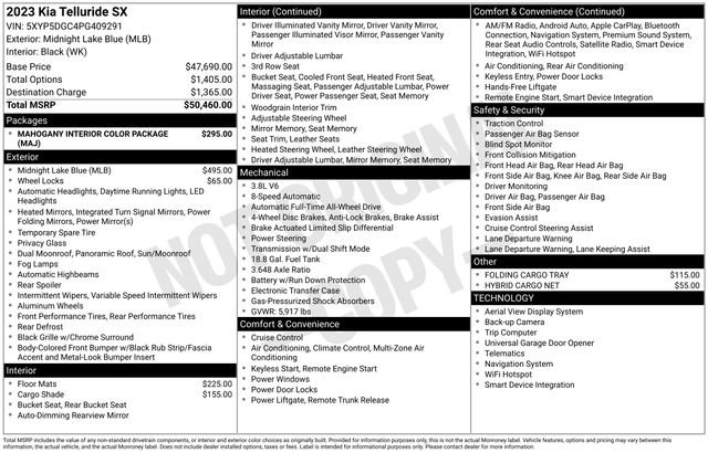 Certified 2023 Kia Telluride SX AWD/4WD image 15