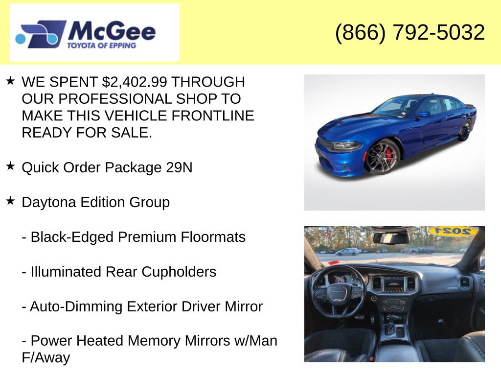 Used 2021 Dodge Charger R/T w/ Daytona Edition Group RWD image 12