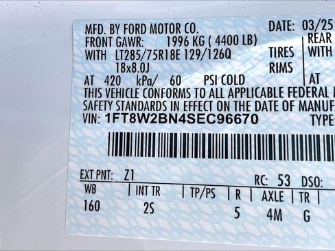 Used 2025 Ford F250 XLT w/ Tremor Off-Road Package AWD/4WD image 4