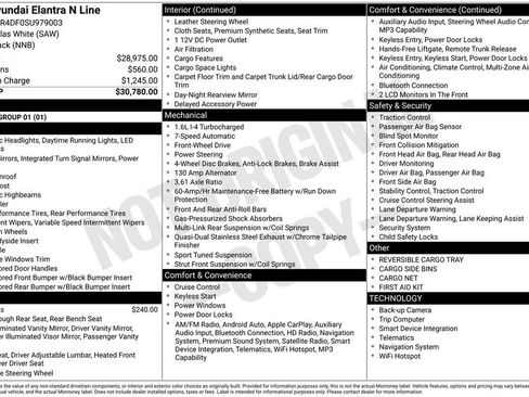 Used 2025 Hyundai Elantra N Line FWD image 33
