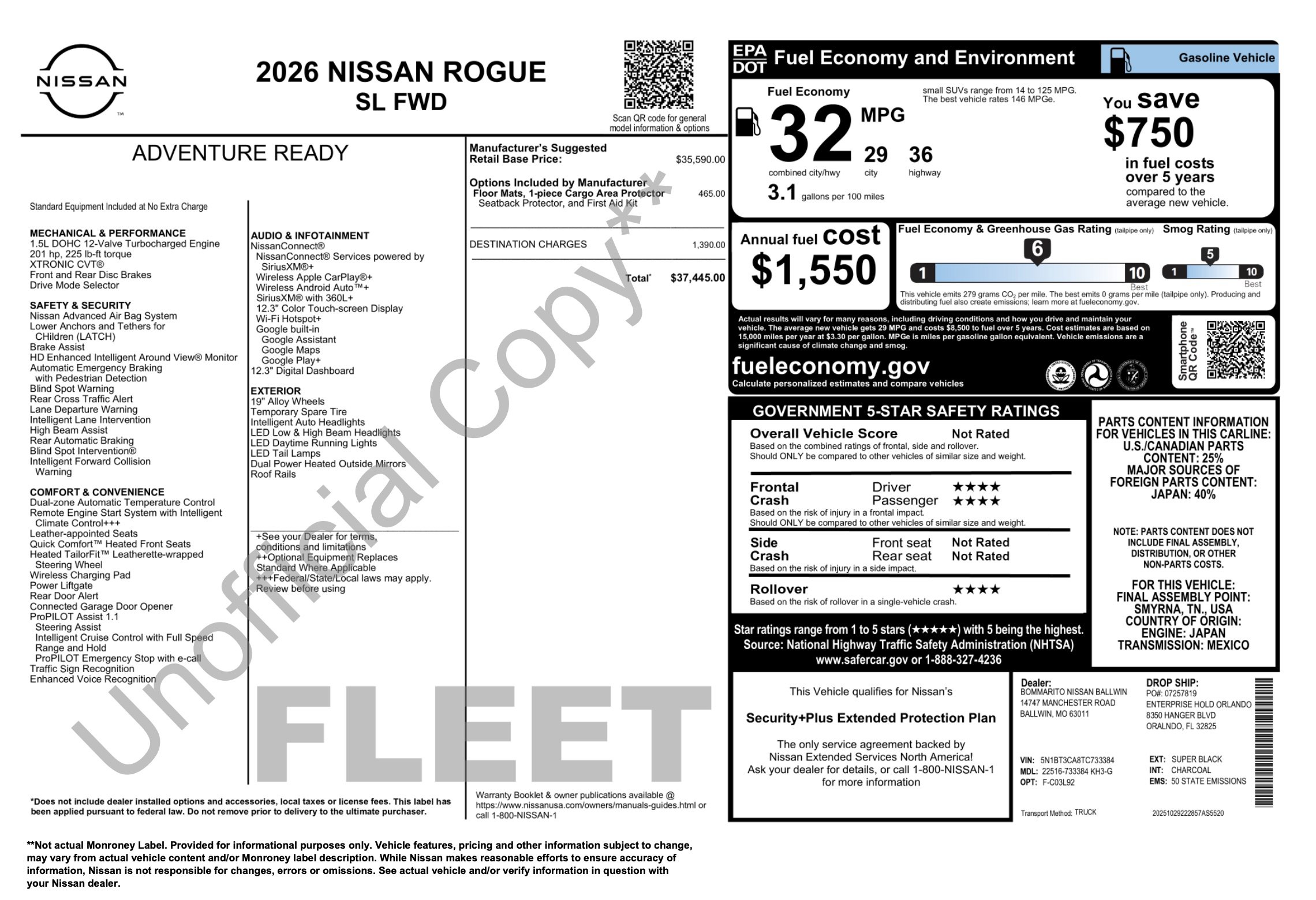 Used 2026 Nissan Rogue SL FWD image 4