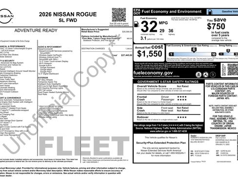Used 2026 Nissan Rogue SL FWD image 4
