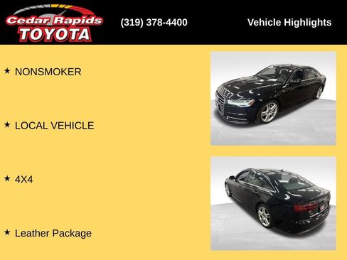 Used 2016 Audi A6 3.0T Premium Plus w/ S Line Sport Package image 22