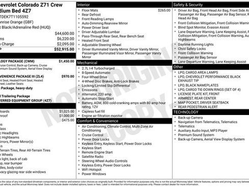 Used 2026 Chevrolet Colorado Z71 w/ Technology Package image 37