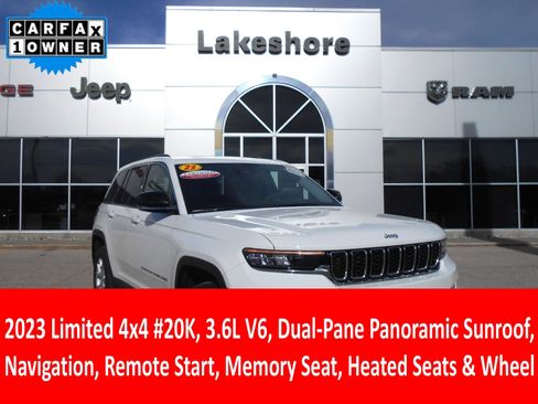 Certified 2023 Jeep Grand Cherokee Limited AWD/4WD image 1