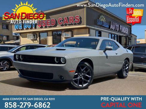 Used 2023 Dodge Challenger SXT w/ Blacktop Package RWD image 1