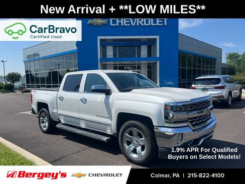 Certified 2018 Chevrolet Silverado 1500 LTZ w/ Sport Package AWD/4WD image 1